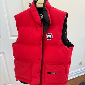 Canada Goose Red Puffer Vest